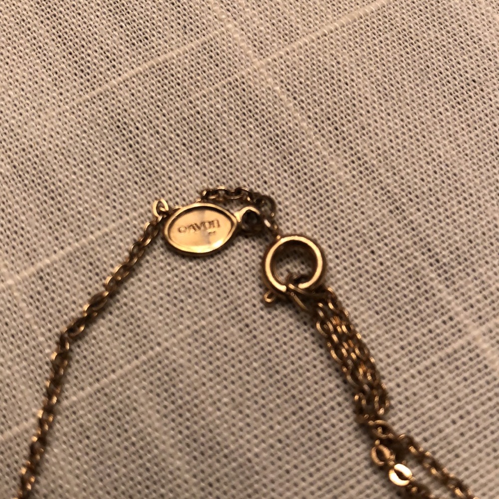 Vintage AVON Initial S Pendant Necklace gold plated chain 15” + 4” long - #544 - Picture 3 of 7
